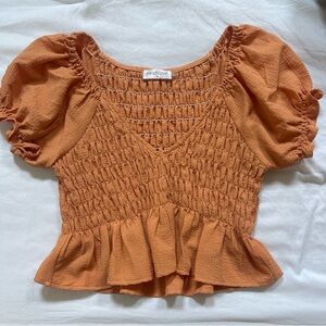 vestique smocked top